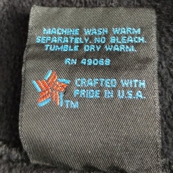 VINTAGE 90s Soffe Adult Medium Sweatpants Joggers Baggy Black Made In USA *READ* - Picture 8 of 8